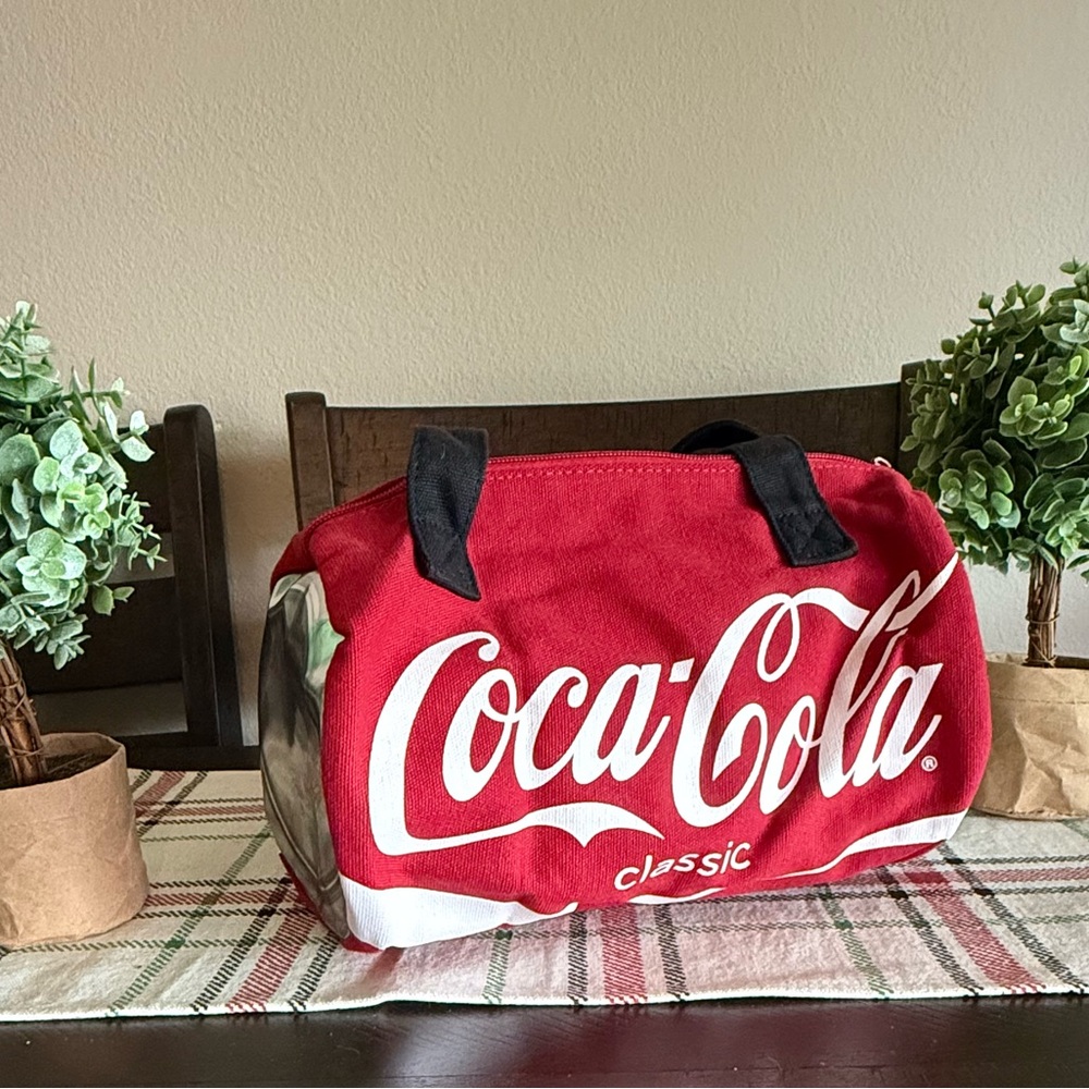 Coca-Cola Red Canvas Shoulder Bag